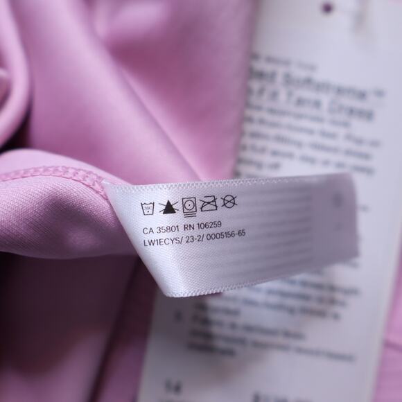 LULULEMON NWT Ribbed Softstreme Slim Fit Tank Dress Pink Peony Casual Women's 14 - Picture 10 of 10